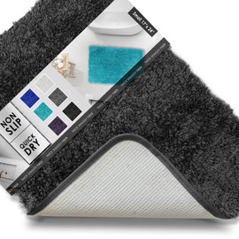 Clara Clark Bathroom Rugs, Ultra Soft Shaggy Bath Rugs - Bath Mats for Bathroom, Machine Wash, Non Slip Backing Rubber, 17 x 24,