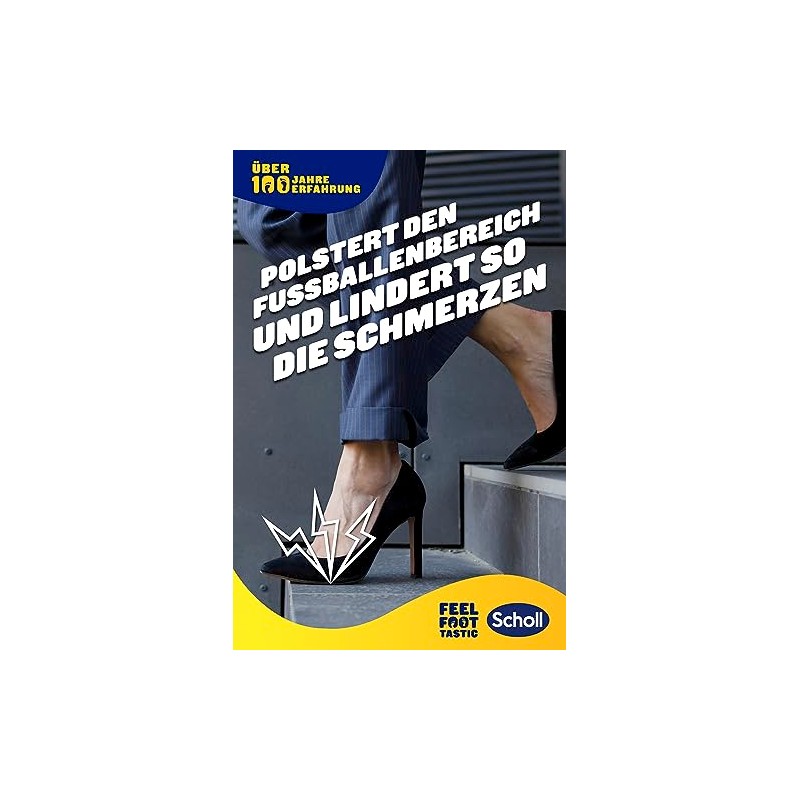 Scholl Party Feet Bunion Pads with Gel Active Technology 3050238