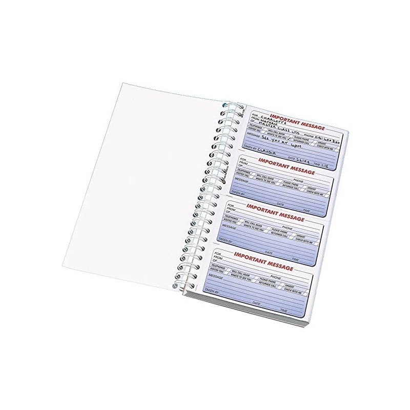 Q-Connect 200 Messages Duplicate Telephone Message Book