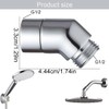 WeddHuis Hand Shower Adapter, Rain Shower Head Adapter, Movable Shower