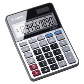 Canon LS102TC 10 Digit Display Calculator, Black/Silver