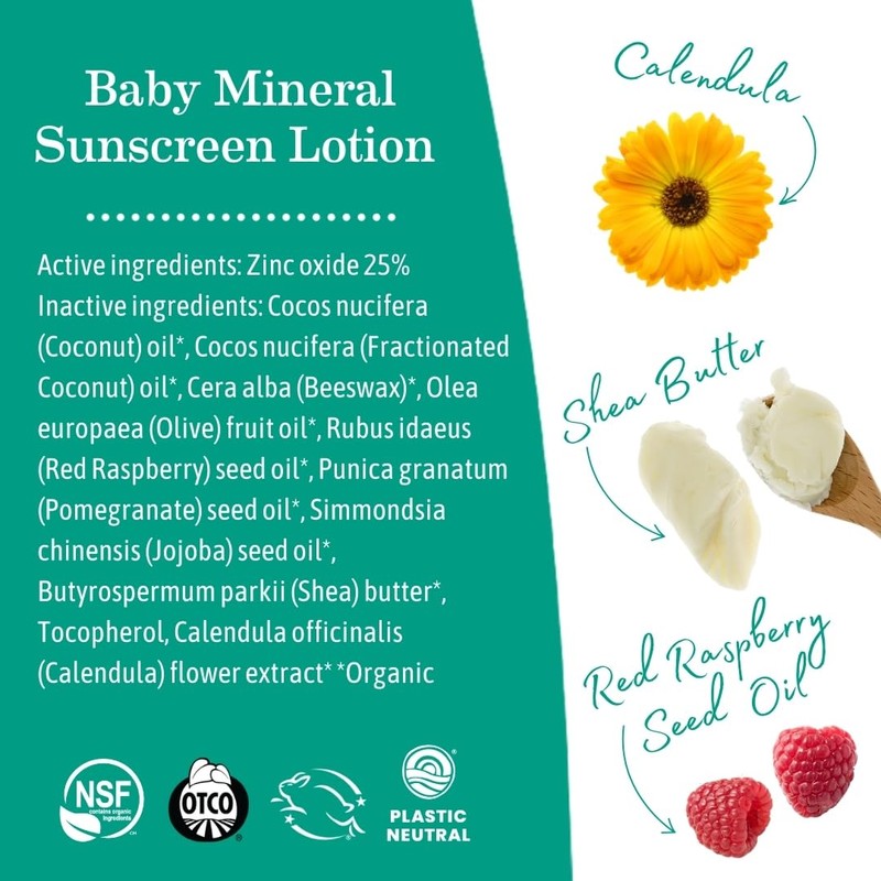 Earth Mama Baby Face Mineral Sunscreen Stick & Lotion Set,