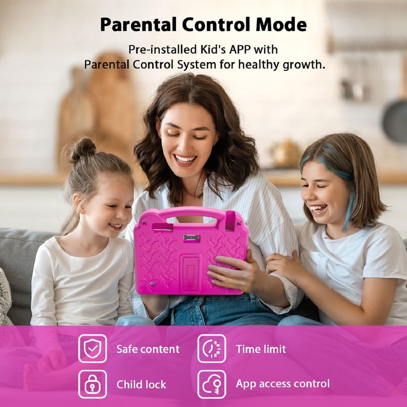 Android Tablet 10 Inch, Android 15 Kids Tablet, A523 Octa-Core,