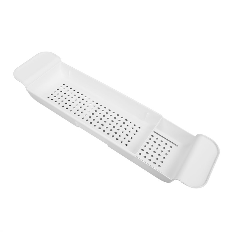 Expandable Bath Shelf Multi Function Storage Adjustable Bathtub Caddy Tray