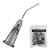27 Gauge Grey Dental Pre Bent Flow Dispensing Needle Etch