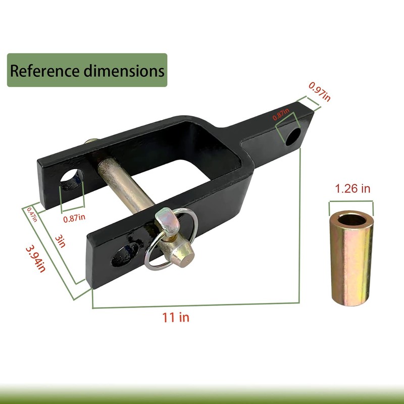 C CLINK Versatile Quick Hitch Adapter with Adapter Sleeve Used