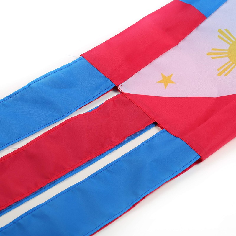 Philippines Filipino Flag WindSock 2 Pack Stripes Wind Socks For
