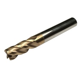 CNC QUALITÄT Carbide Milling Cutter End Mill 1 mm / 2 mm / 3 mm / 4 mm / 5 mm / 6 mm / 8 mm / 10 mm / 12 mm / 16 mm / 20 mm - TiSiN Coated - High Performance Cutting (4 mm)