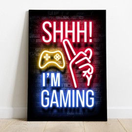 Poster Gamer Wanddekoration – Gamer Poster, Deco Gaming, Wandbild, Deko Schlafzimmer | ohne Rahmen 30 x 40 cm (Poster 3)
