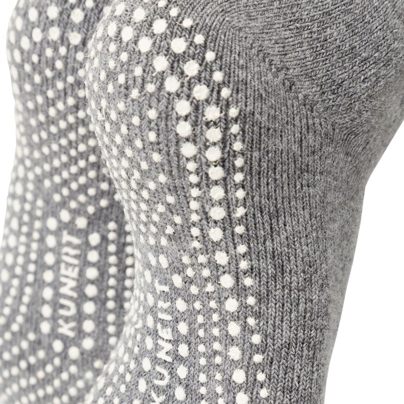 KUNERT Women's Home Socks Non-Slip Knitted Socks, light grey
