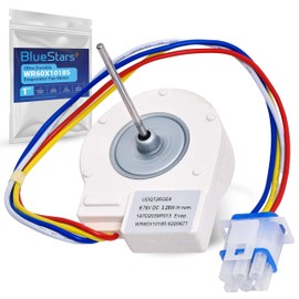 BlueStars Ultra Durable WR60X10185 Evaporator Fan Motor for G.E & Hotpoint Refrigerators - Replaces WR23X10353 WR23X10355 WR23X10364 PS1019114 AP3875639 WR60X10043 WR60X10154