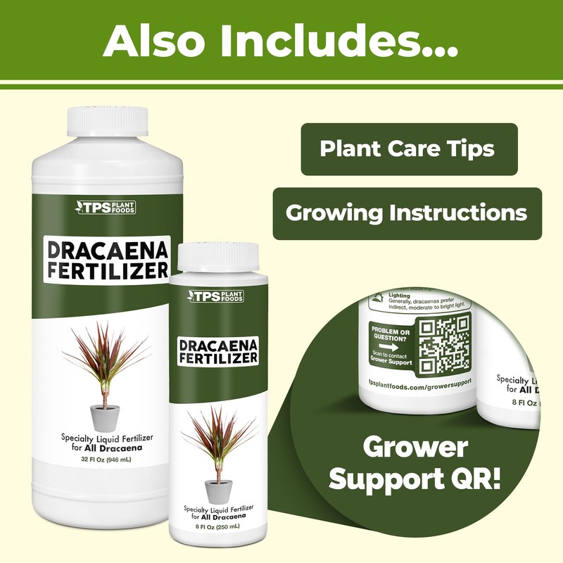 TPS NUTRIENTS Dracaena Fertilizer for All Dracaena Plants and Trees,