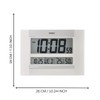 Seiko QHL088W Digital Alarm Clock White