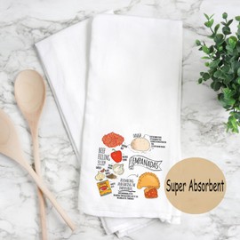 JXGZSO Argentina Empanadas Kitchen Towel Empanadas Lover Gift Food Housewarming Foodie Gift (CA Argentina Towel)