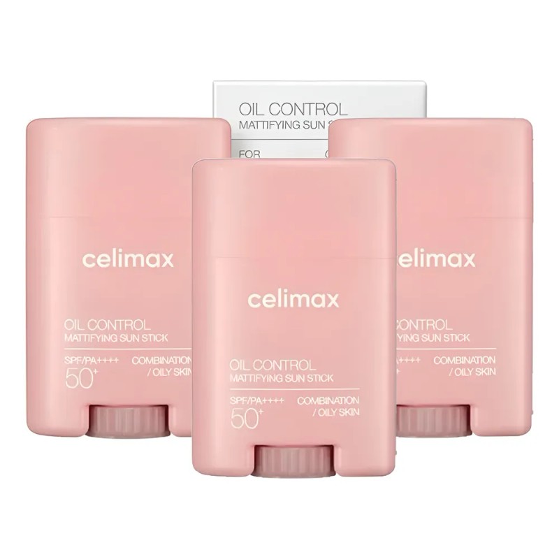 Set 3pz Celimax Sunstick Oil Control Mattifying Spf50+pa++++