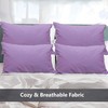 Premium Queen Size Pillowcases 2 Pack - Purple - Ultra
