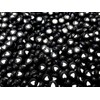 500pcs Heart Beads Round Flat Black 7mm Craft Material Huey