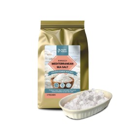 Pacific Pelican Iodized Mediterranean Sea Salt – 2 Pounds – Coarse Grain