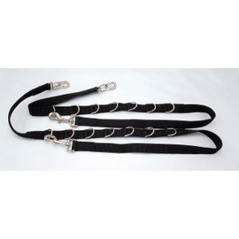 Reins for Warmblood/Thoroughbred Non-Elastic with D-Rings