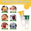 Pack of 4 Lemon Squeezer, Reusable Manual Lemon Squeezer, Easy