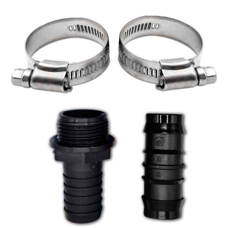 Ultimate Layflat Discharge Hose Pipe Set - 10m x 25mm