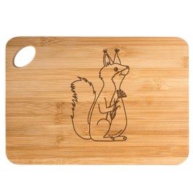 Mr. & Mrs. Panda Bamboo Chopping Board Squirrel Flower Gift Saying Positive Animals Wooden Board Kitchen Saying Decoration Funny Sayings