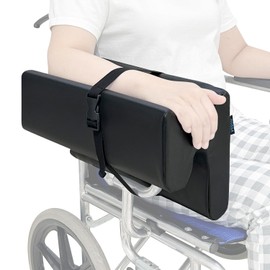Mybow Side Support for Wheelchair Arm Recess Armrest Pad Cushion Wheelchair Attachment Wedge Roller Positioning Arm Elbow Rest Cushion for Elderly & Stroke Patients
