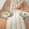 HVEST Boho Table Runner 72 inches Long Brown and Beige