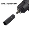 CASOMAN 13 Pieces 3/8-Inch Drive Impact Socket Set, 6-Point, Metric,
