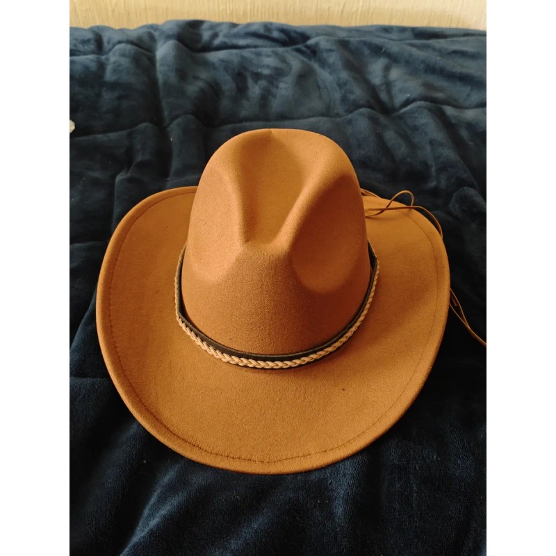 Sombreros Vaqueros 2 Piezas. Café Y Negro.