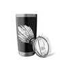 Badminton Shuttlecock Player Stainless Steel Insulated Tumbler