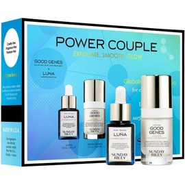 Sunday Riley Power Couple Total Transformation Kit with Good Genes and Luna Oil