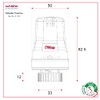 Schläfer 37021001 Thermostatic Complete Set, Thermostat Head with Built-in Liquid