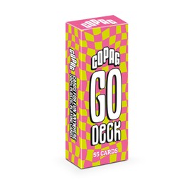 Copag Go Deck 100% Plastic Travel Playing Cards Regular Index (Chess)