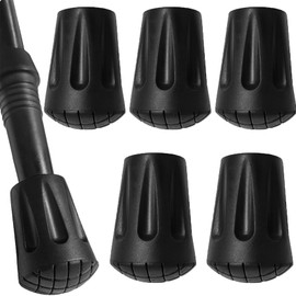OKAWASI Trekking Poles Rubber Caps Set of 6 Rubber Caps Climbing Cane Stock Protection Rubber Caps Protective Cap Anti-slip Abrasion Resistant Replacement