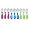 First Essentials by NUK Kiddy Cutlery 9 Piece Spoon Set-Green,