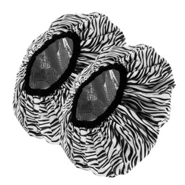 TOVINANNA 2pcs Baked Oil Cap Salon Baking Caps Cap Heat Highlighting Supplies Bonnet Hair Processing Caps Conditioning Heat Cap Dye Cap Color Caps Hair Oil Cap for Sleeping Printing Eva