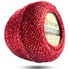 Yarnart Camellia Metallic Shimmer Fine Yarn - 70% Polyester, 30%
