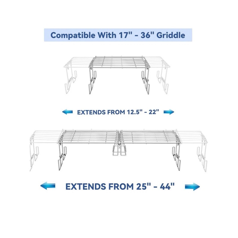 Denmay Warming Rack for 17" 22" 28" 36" Griddles, Universal