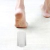 IWOWHERO Ergonomic Handle Foot Scraper Tool Stainless Steel Blades for