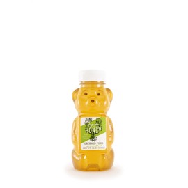 Orchard Pond Tupelo Honey - Rare Harvest from White Ogeechee Tupelo Trees, Handcrafted in North Florida, 100% Pure & Unheated - 12oz Bear