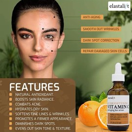 Elastalift Sérum Vitamina C Iluminador Antiarrugas Todo Tipo de Piel 52ml