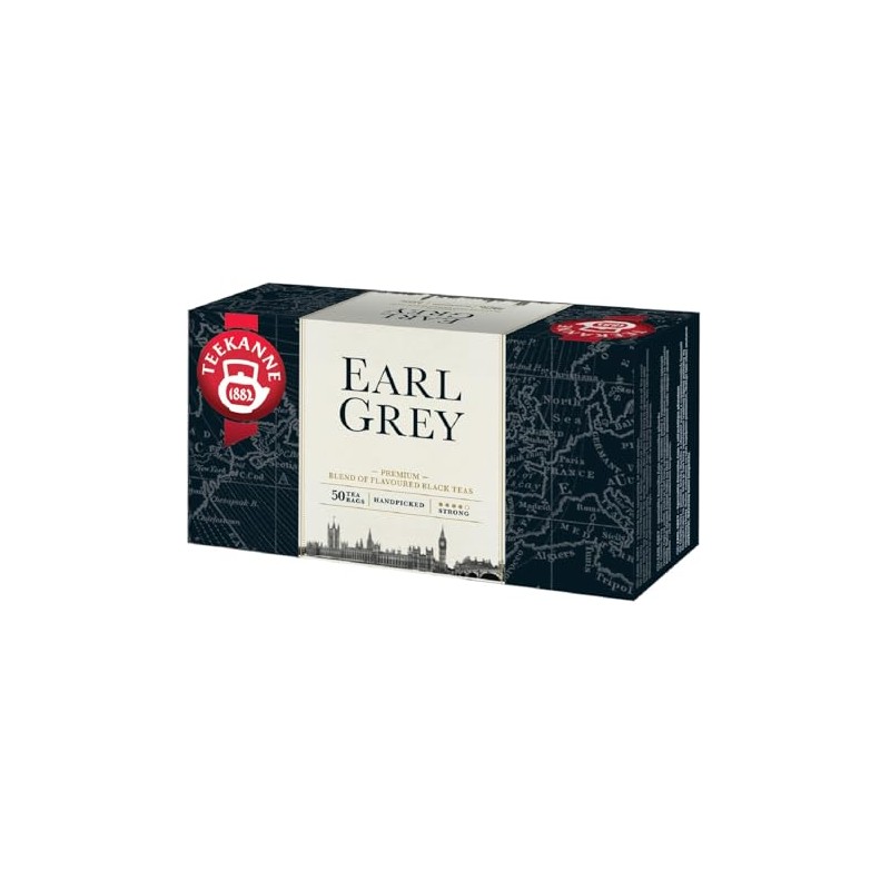 Teekanne Earl Grey Premium Blend of Flavored Fine Black Tea