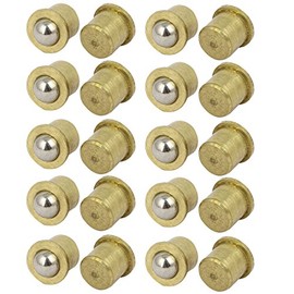 sourcing map Household Cabinet Door Brass Ball Catch 8 mm Diameter DE 20 Pieces