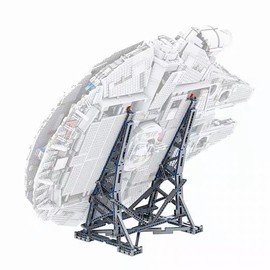 highdar Technik Holder Stand for 75192 Millenium Falcon, Display Stand, Millenium Falcon Stand Construction Kit, Holder Kits for Gifts, Building Block Toy Set