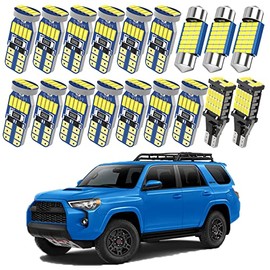 WEIMELTOY LED Interior Light Kit Package for Toyota 4Runner 2006-2021 Interior Lights + License Plate Lights + Cargo Lights + Back Up Reverse Lights + Install Tool etc. (18pcs LED bulbs total)