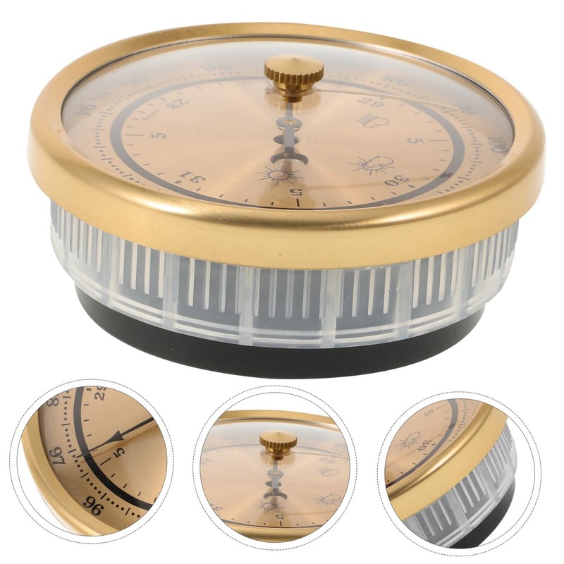 MERRYHAPY Pointers Design Barometer Home Barometer Hygrometer Thermometer Weather Air