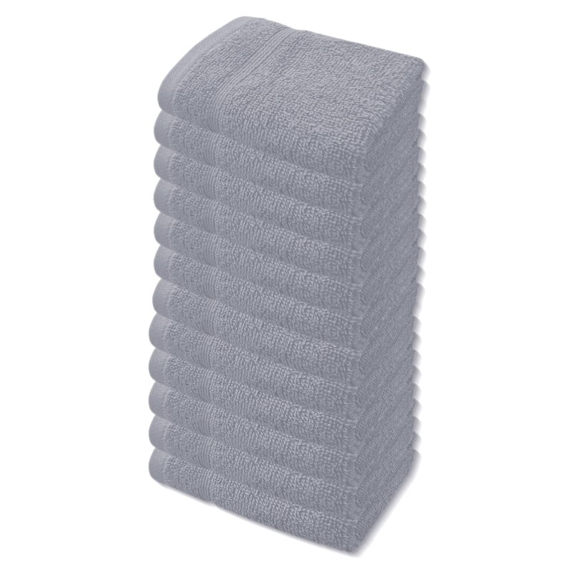 A & B TRADERS Premium Cotton Face Cloths Flannels Washcloth
