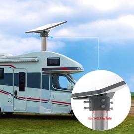 TIUIHU Starlink Mini Pipe Adapter，Starlink Mini Mount，for 1‘’-2.1‘’ Starlink Mini Pole Mount Adapter，Starlink Roof Mount Adjustable Starlink Mini Mounting Kit