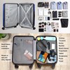 Verdi Luggage 20 Inch Carry On - Bottom Grip Design,
